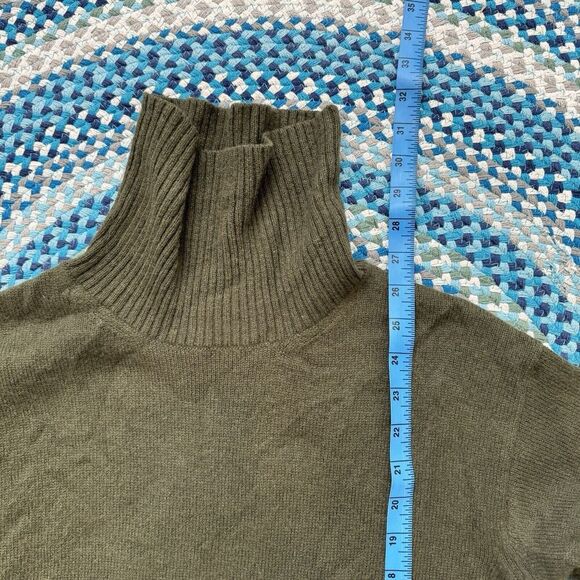 Peruvian Connection Green Wool Turtleneck Sweater Women’s Size XS - Picture 5 of 6